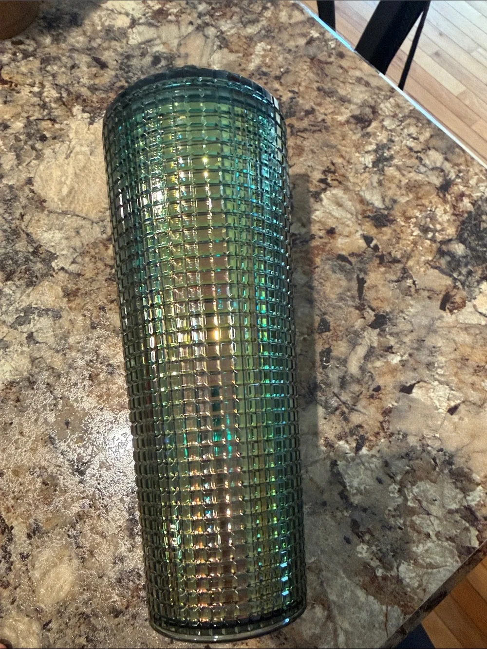 Starbucks Iridescent Emerald Green Studded Tumbler